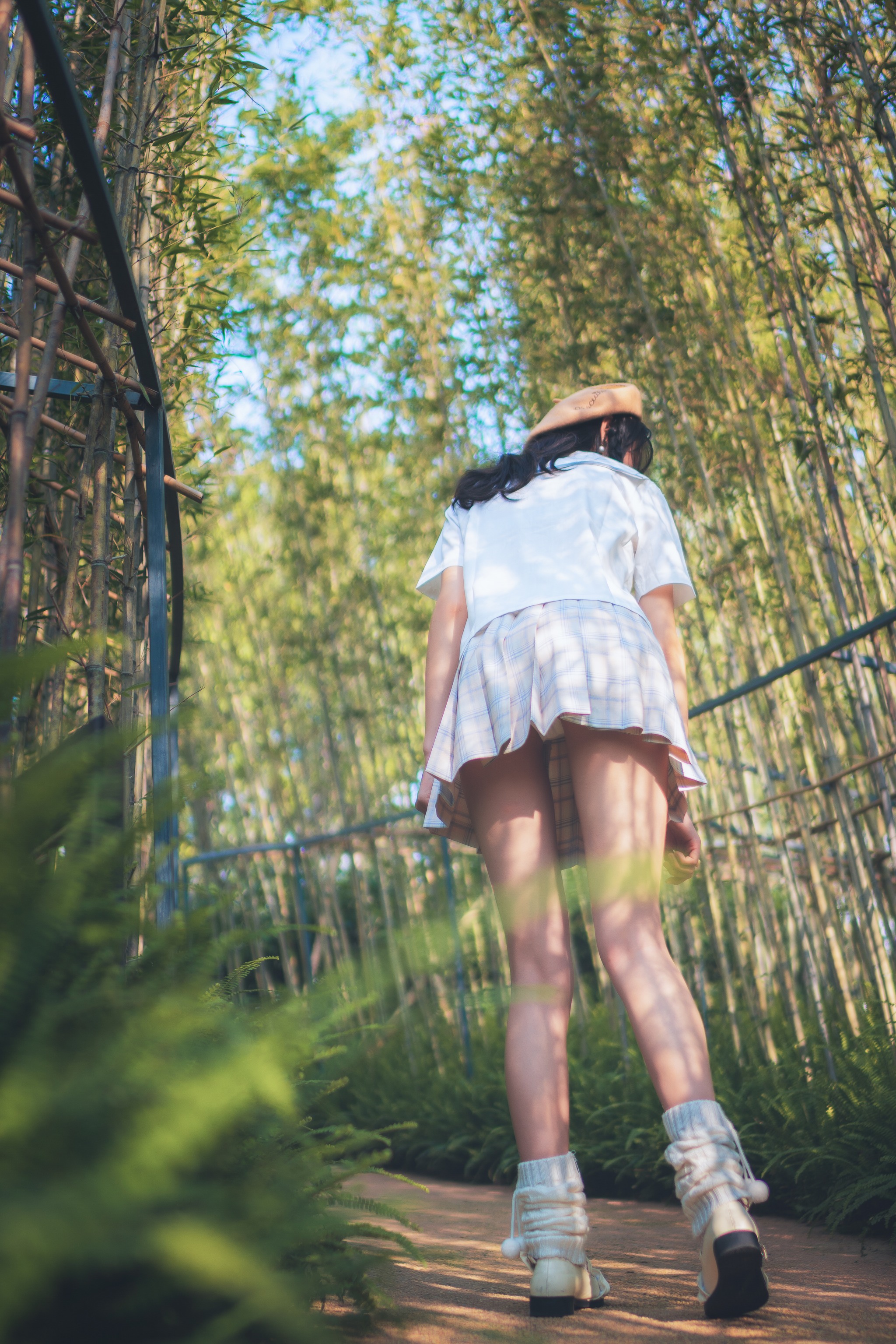 图片[1]-西瓜少女 西呱呀呀呀 – NO.002 西瓜少女(西呱呀呀呀) 白云森林短袖无外套 [39P]-XikXak